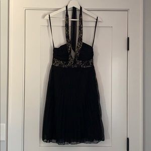 Black cocktail dress